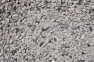 Decorative floor made of natural stone particles