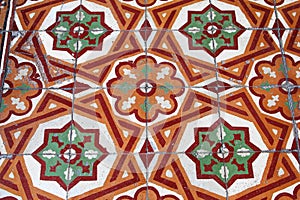 Decorative floor tile patterns Fujian Assembly Hall, Hoi An
