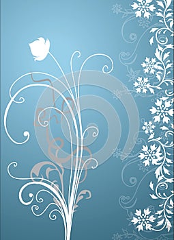 Decorative floral background