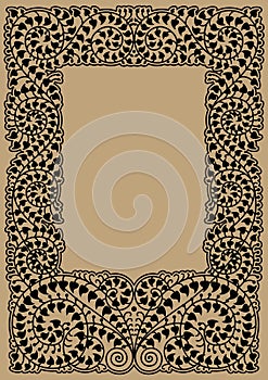 Decorative floral scope