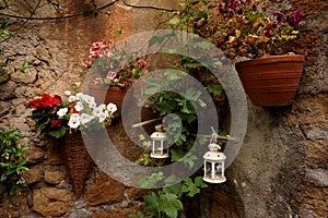 Decorative flower baskets