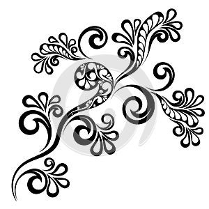 Decorative flower ornament