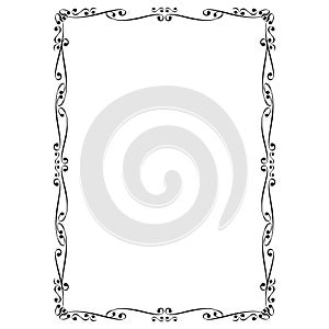 Decorative frame and border