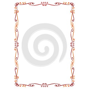 Decorative frame and border