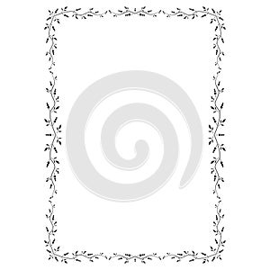 Decorative frame and border