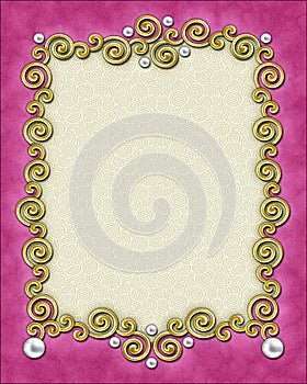 Decorative frame and border