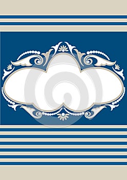 Decorative Frame Cards.Banner. Postcard.