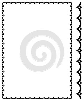 Decorative frame JPG + EPS