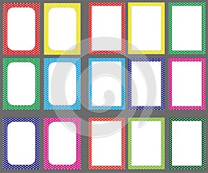 Decorative  frames and borders set vector