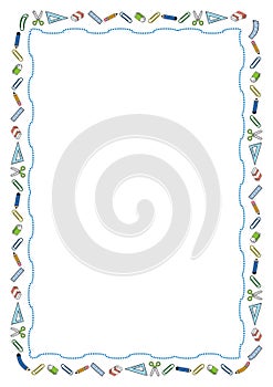 Decorative  frames and borders set vector