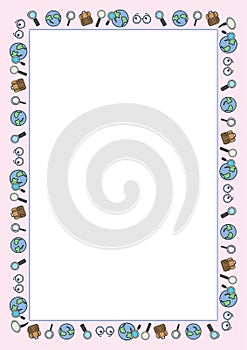 Decorative  frames and borders set vector