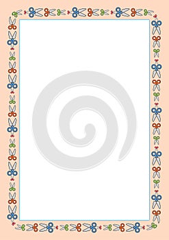 Decorative  frames and borders set vector