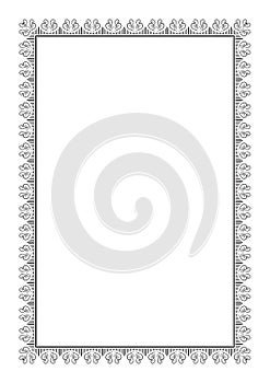 Decorative  frames and borders set vector illustrations