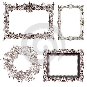 Decorative frames photo