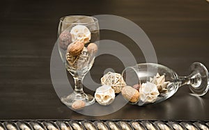 Decorative Glass Goblets