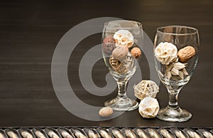 Decorative Glass Goblets