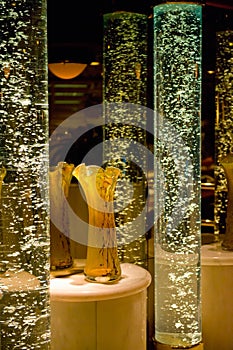 Decorative glass tubes