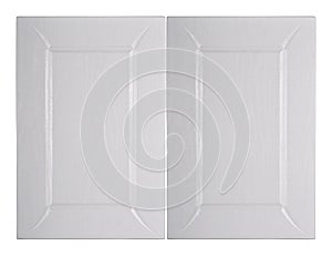 Decorative grey and white lacquer paint wooden kitchen cabinet door