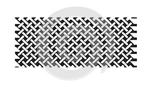 Decorative Grid Pattern, abstract texture and background, vector design Generative AI