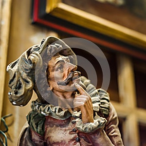 Decorative interior sculpture in antique shop, Bruxelles