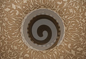 Decorative islamic dome ceiling