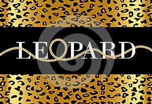 Decorative `Leopard` text