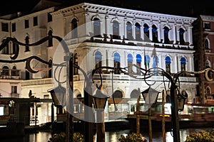 Decorative lighting in steel and antiqued glass.