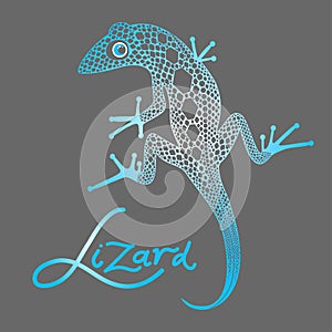 Decorative lizard