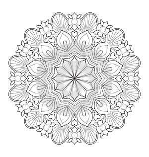 Decorative mandala illustration