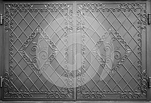 Decorative metal gate