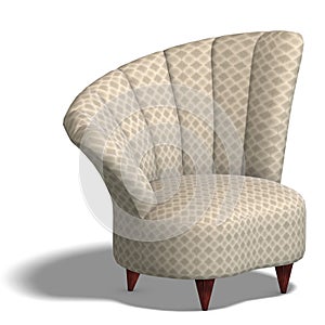 Decorative modern chair photo