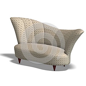 Decorative modern sofa photo