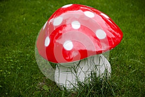 Decorative mushroom - huge amanita.