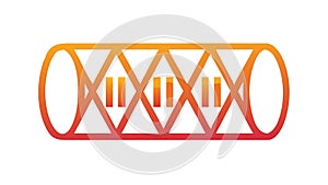 Decorative Octagonal Lattice Pattern, Abstract Design, vector design Generative AI