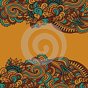 Decorative original frame.