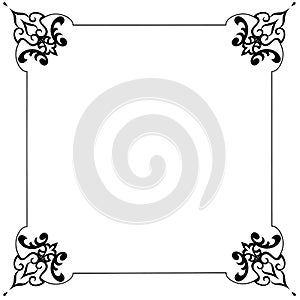 Decorative ornamental frame