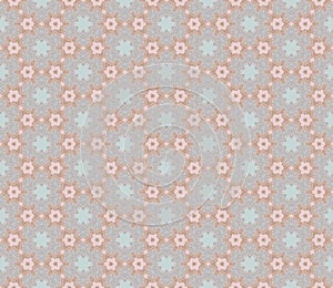 Decorative ornamental seamless pattern. Vector background texture.