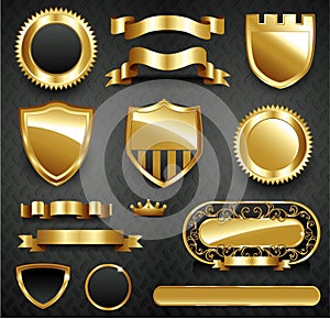 Decorative ornate gold frame collection
