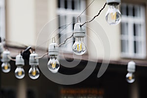 Decorative outdoor string lights