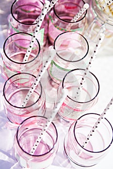 Decorative party glasses
