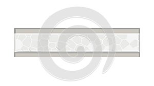 Decorative Patterned Border, Elegant Geometric Design, vector design Generative AI