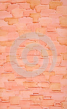 Decorative plaster on the wall, abstract background, imitation of bricks