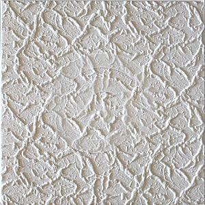 Decorative polystyrene wall and ceiling tile texture
