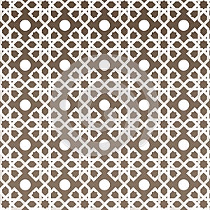 Decorative random pattern with traditional Arab influence, over grey background