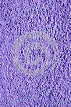 Decorative relief purple plaster on wall