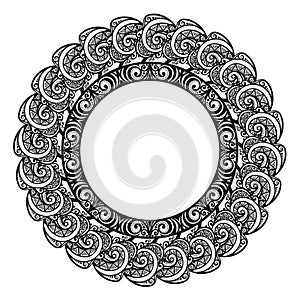 Decorative Round Frame photo