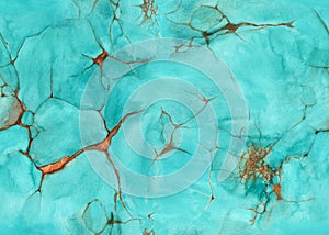 Dekoratívne bezšvový tyrkysový vzor. abstraktné akvarel tyrkysový. neobvyklý dizajn 