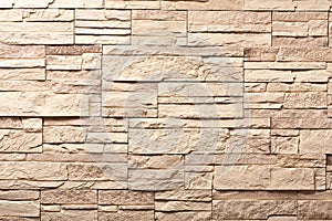 Decorative slate stone wall