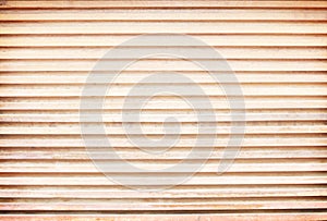 Decorative slice of light brown plank patterns on wood wall texture for background , horizontal