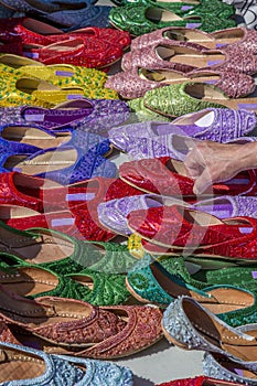 Decorative slippers photo